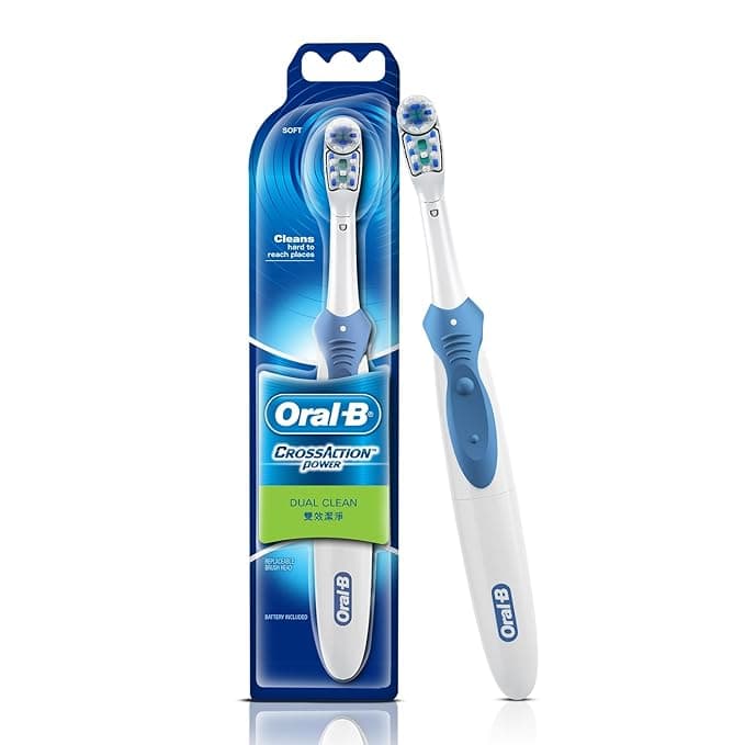 Oral B Cross Action AA Battery Electric Toothbrush for Adults