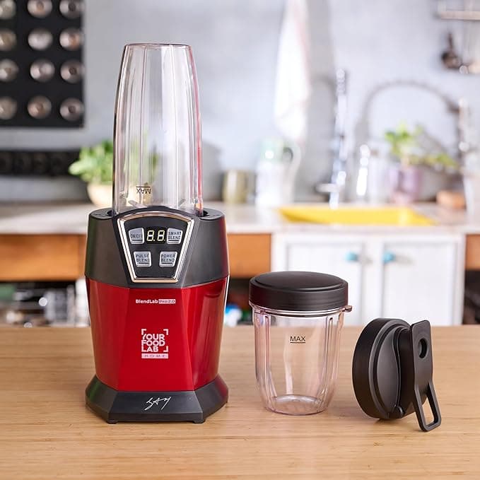 YFL HOME BlendLab Pro 2.0 Mixer Grinder for Kitchen, 1200W Blender with 2 Unbreakable Jars, 100% Copper Motor, Smoothie Maker with Preset Blend Modes, Laser Cut SS Blades | Blender for Smoothies